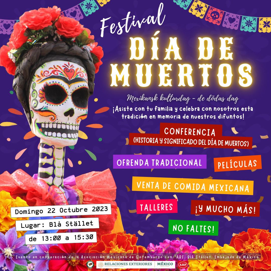 DIa de muertos en Blå Stället